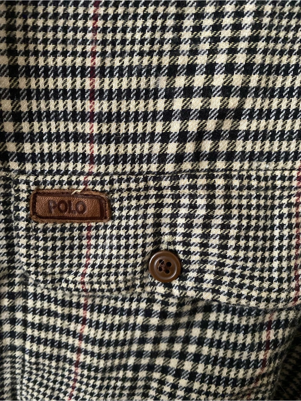 Polo by Ralph Lauren Brown Plaid Button-Down Shirt Size L - Picture 3 of 5